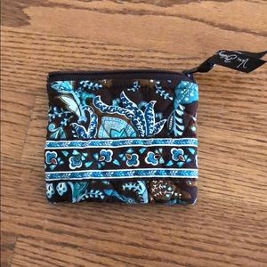 Java Blue (retired) Vera Bradley Change Purse